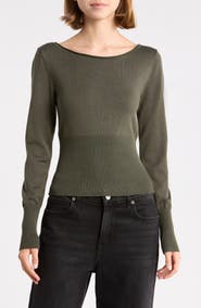 Madden Girl Boat Neck Sweater