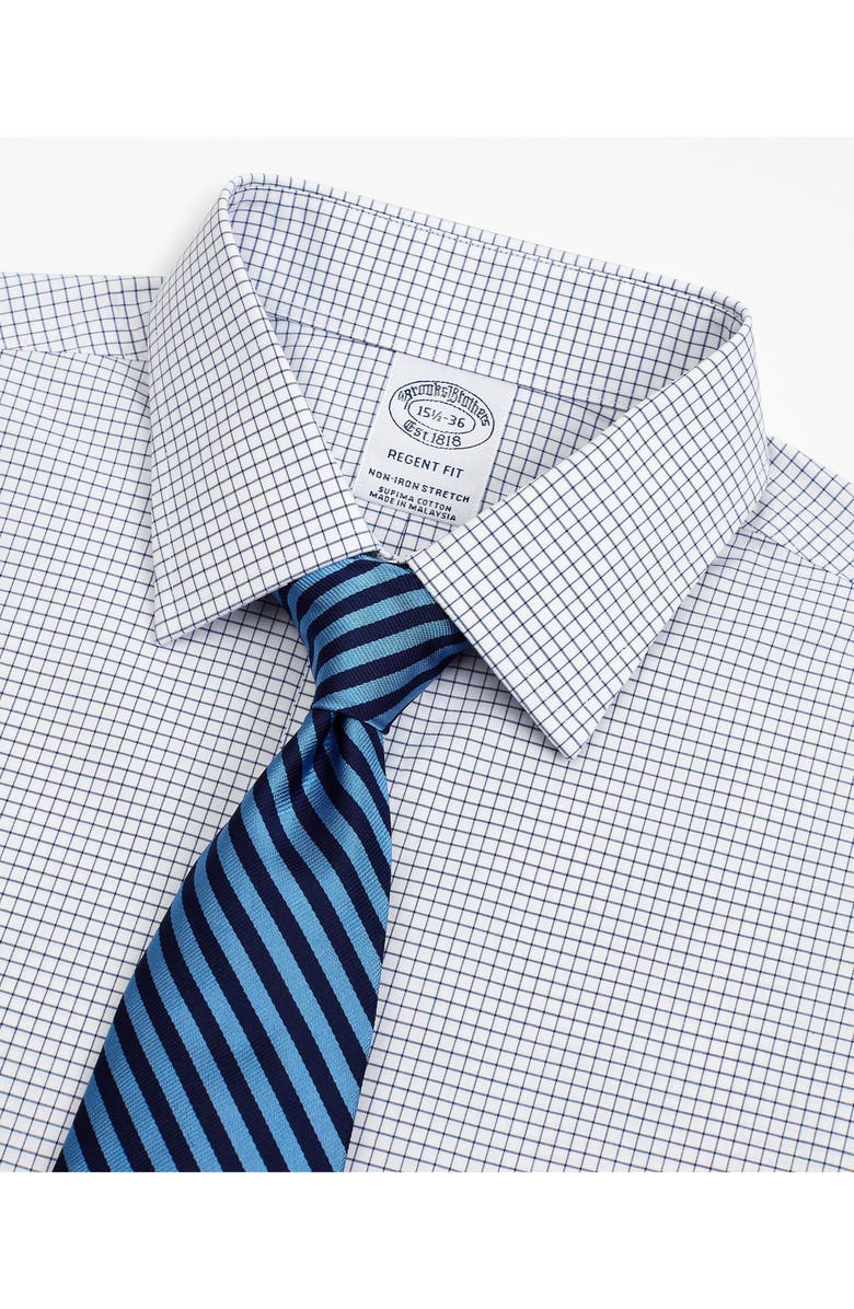 Brooks Brothers Non-Iron Stretch Regent Fit Supima<sup>®</sup> Cotton Dress Shirt, Alternate, color,