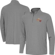 ANTIGUA Men's Antigua Black New York Knicks 2026 NBA Finals Champions Official Twine Quarter-Zip Pullover