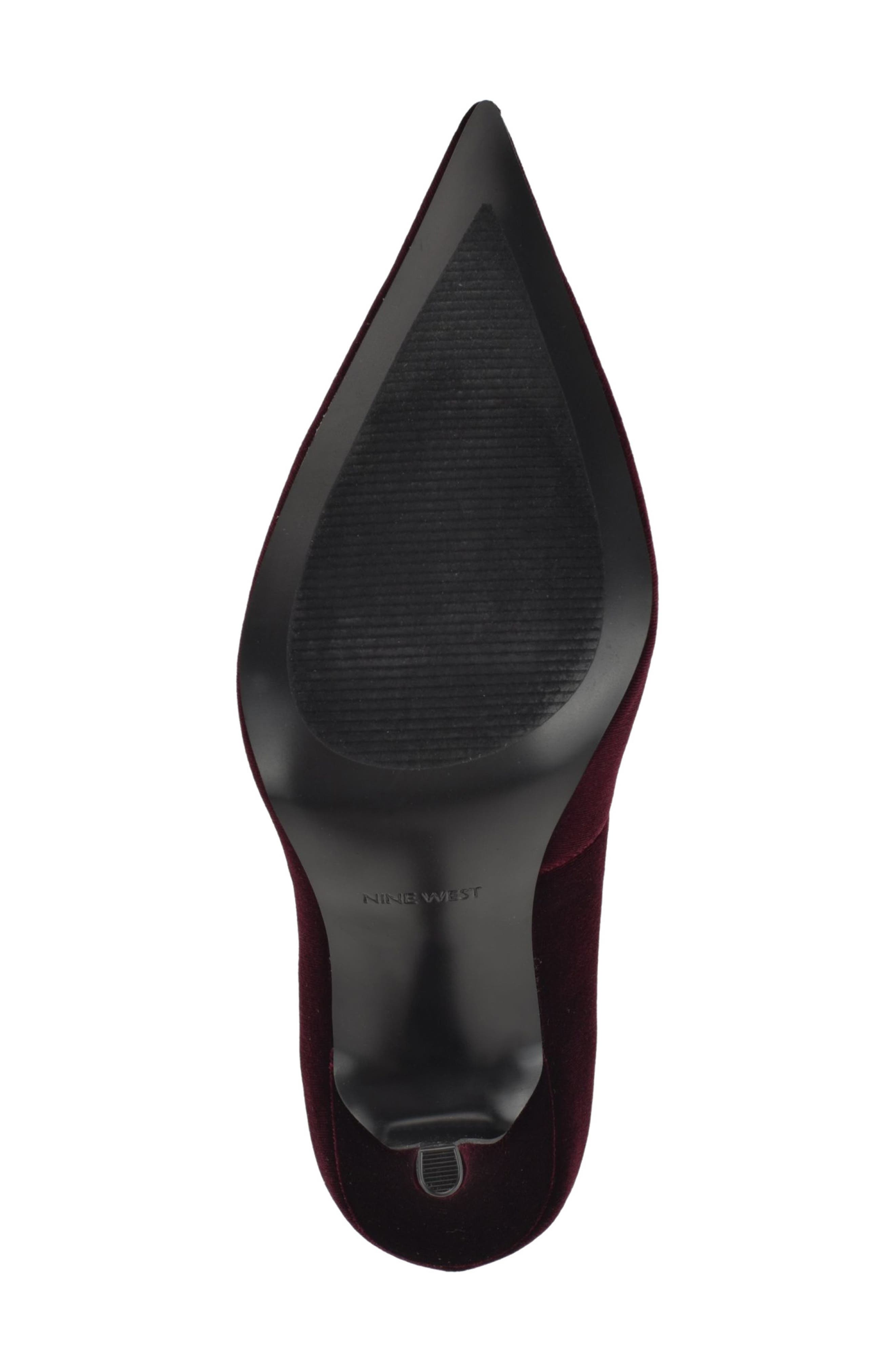 Gemmha Pointed Toe Pump, Alternate, color, BURGUNDY SUEDE