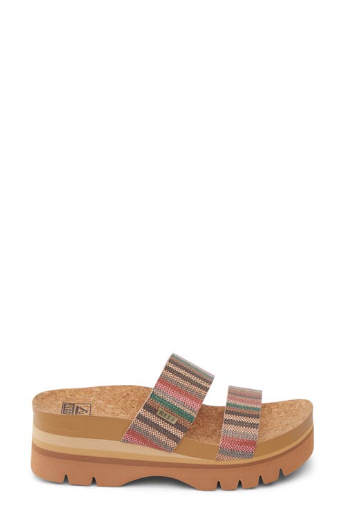 Reef Cushion Vista Higher Platform Slide Sandal