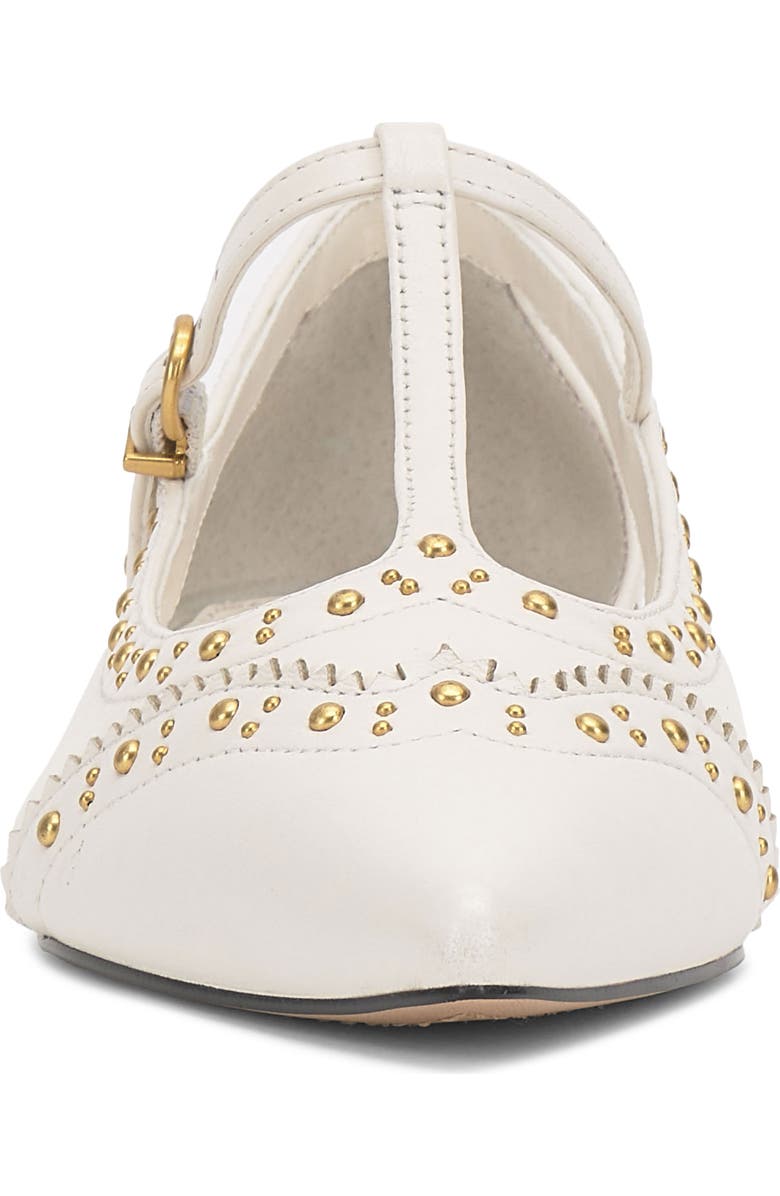 Vince Camuto Valkie Pointed Toe Flat, Alternate, color, Coconut Crea Ecoshe