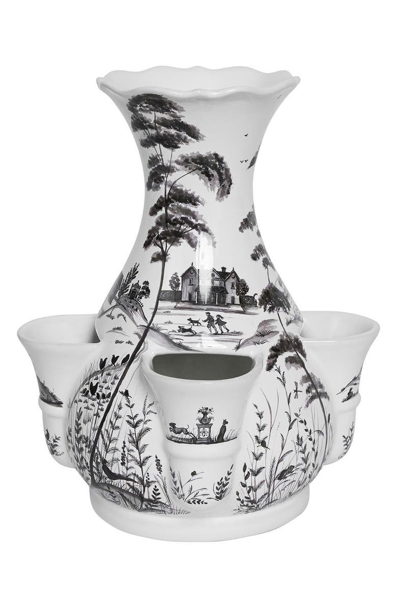 Juliska Country Estate 11" Tulip Vase, Alternate, color, Flint Grey