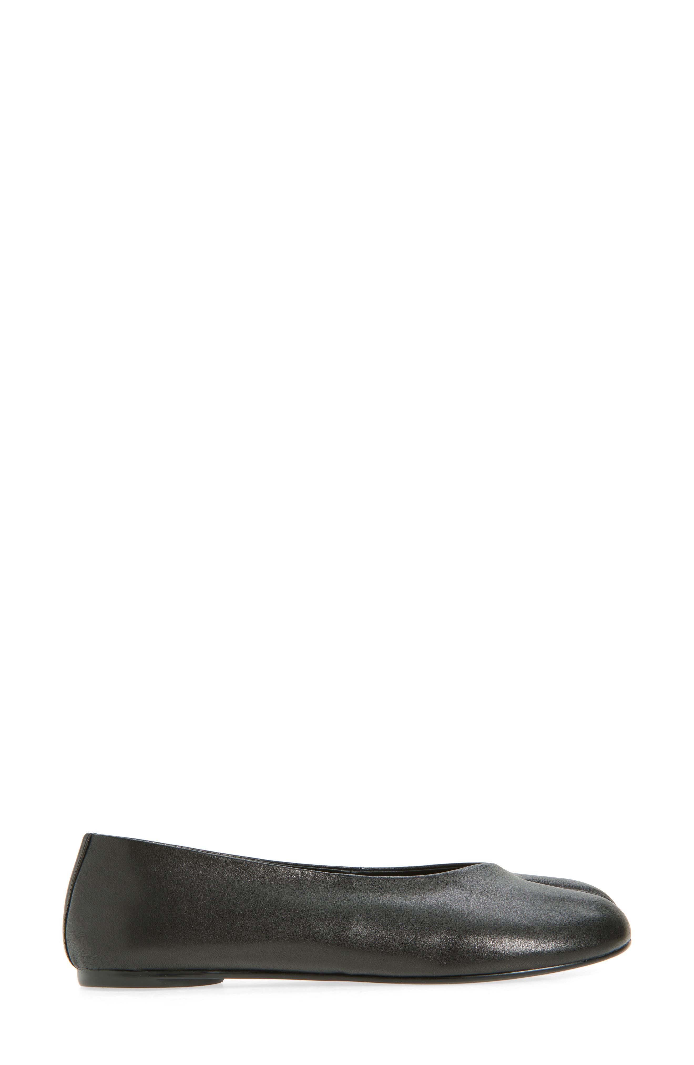 Jeffrey Campbell Equina Split Toe Ballet Flat, Alternate, color, Black