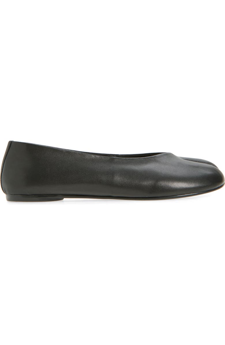 Jeffrey Campbell Equina Split Toe Ballet Flat, Alternate, color, Black
