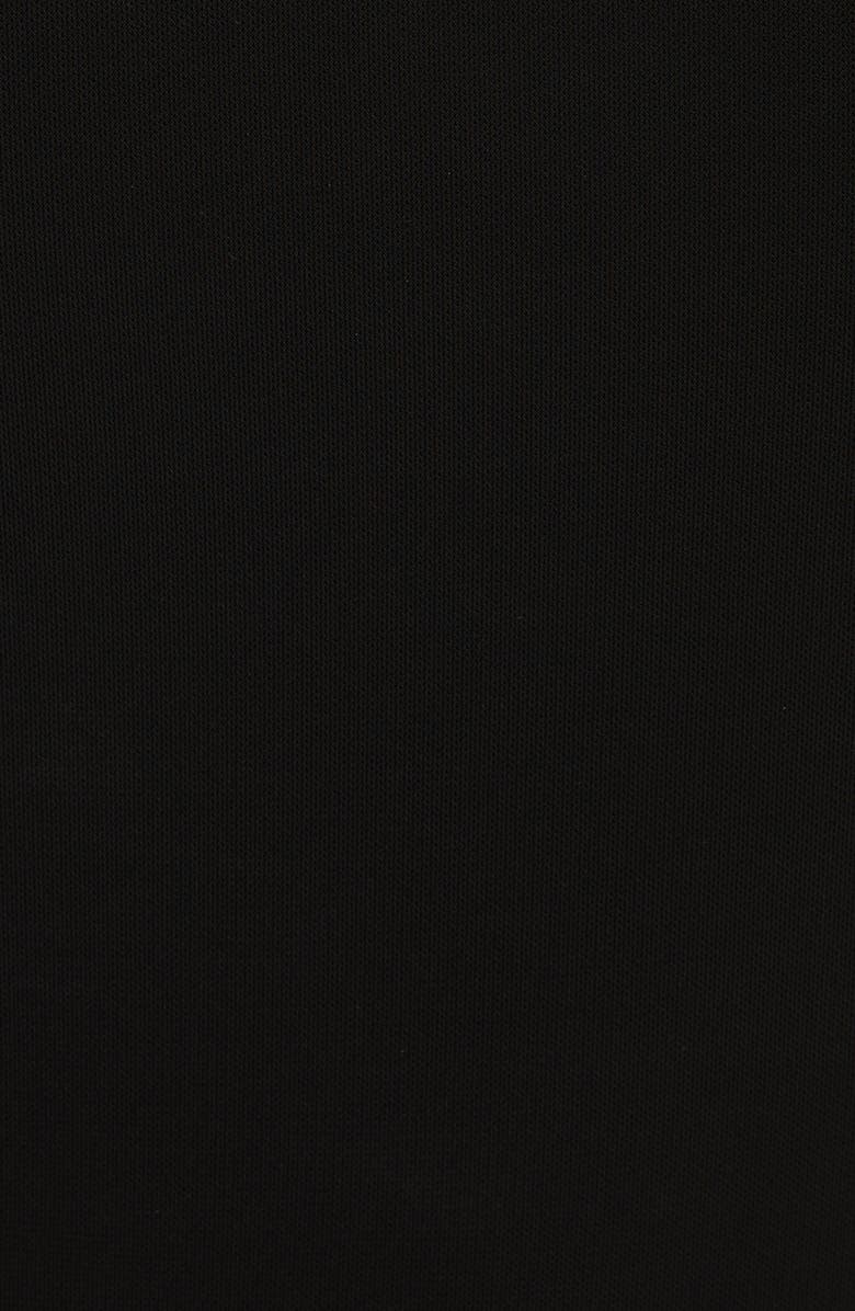 Versace Drape Neck Minidress, Alternate, color, 