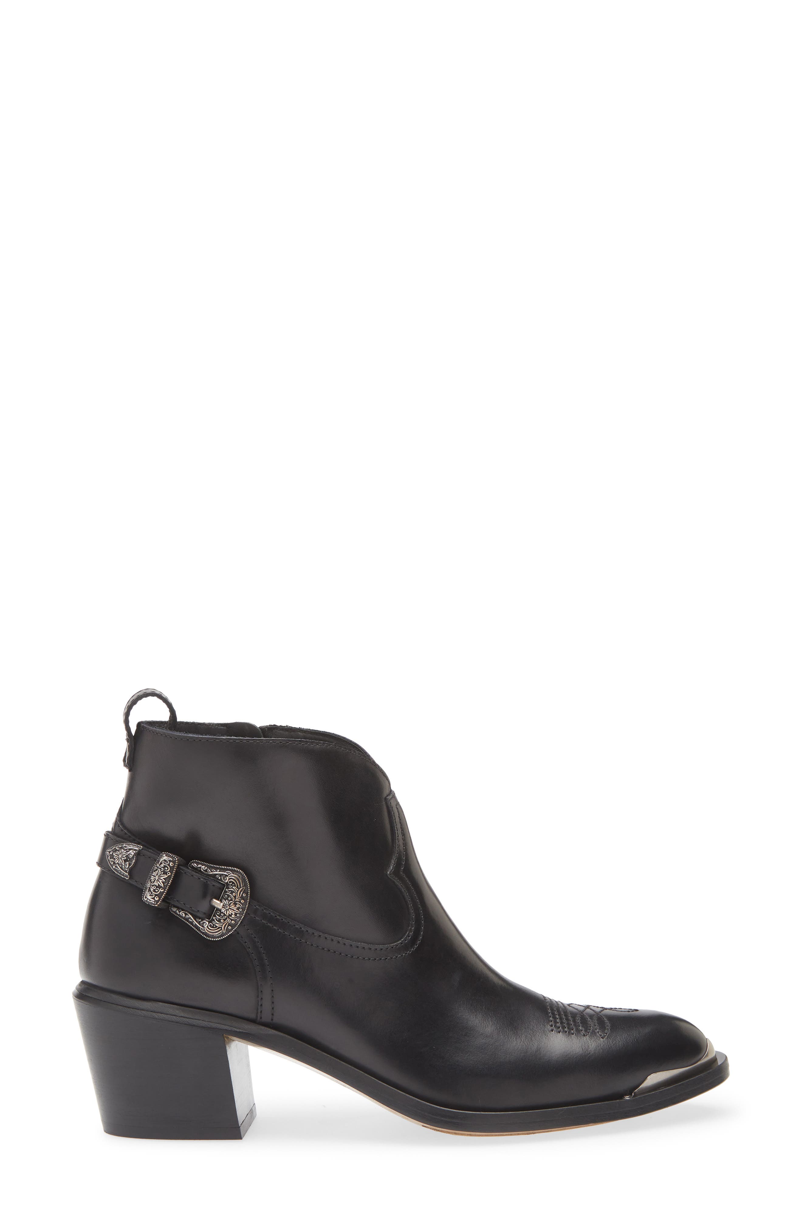 Golden Goose Patty Western Bootie, Alternate, color, Black