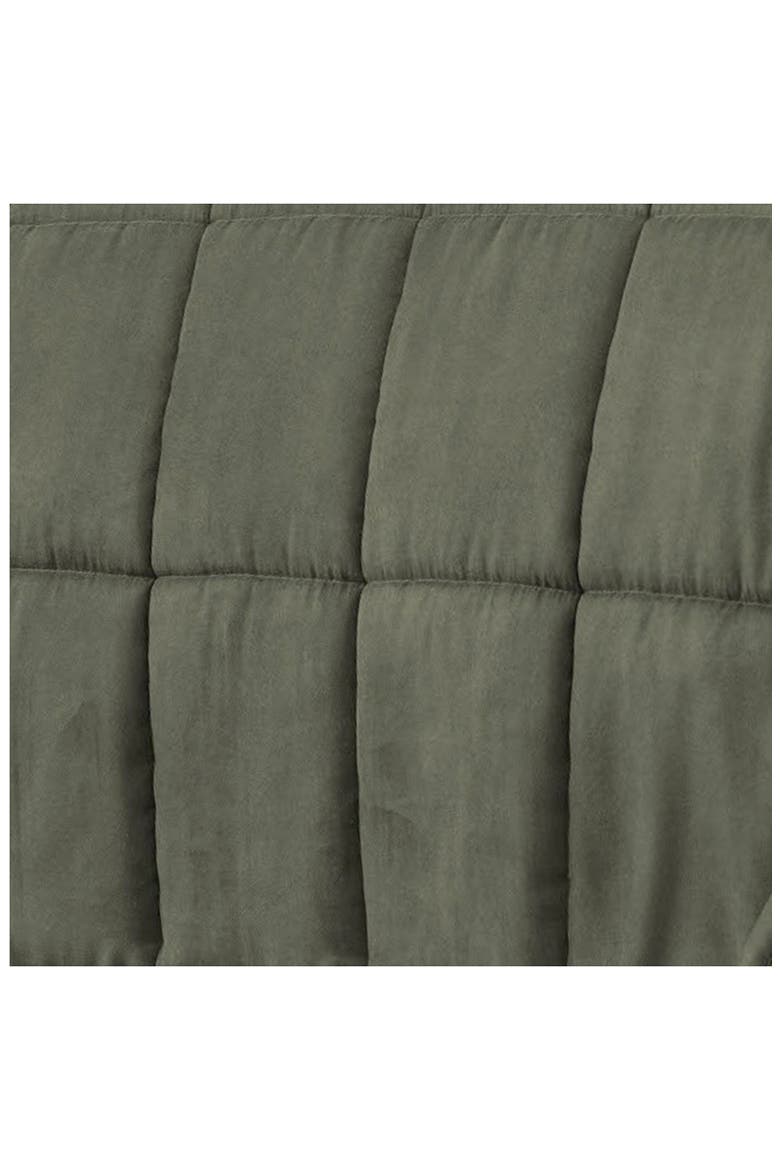 Sherwood Reversible Faux Shearling Comforter Set, Alternate, color, GREEN