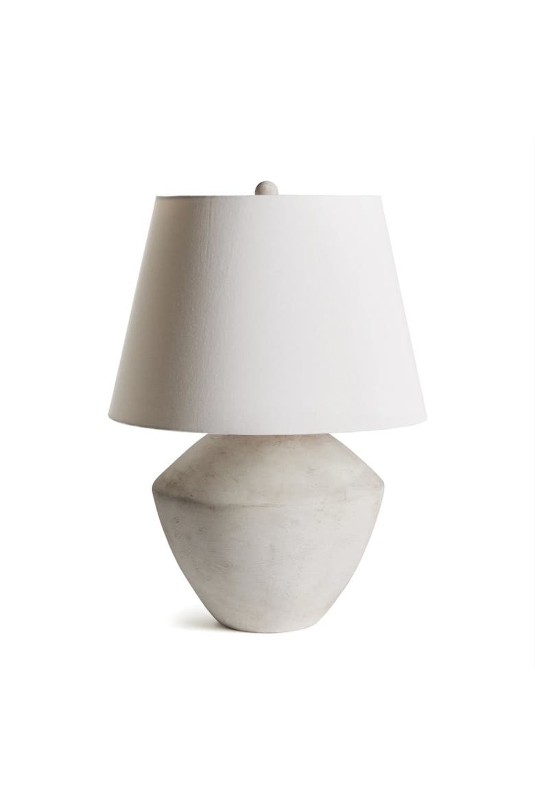Clyde Table Lamp, Main, color, White