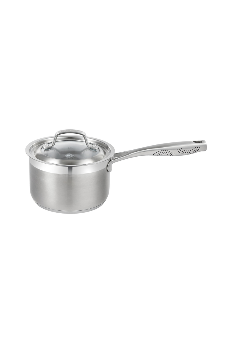 iD3® SS 2 Qt. Saucepan with lid, Main, color, SILVER