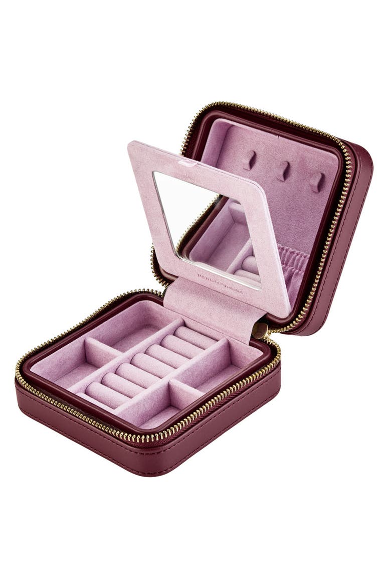 X LIBERTY Small Travel Zip Case, Alternate, color, Burgundy