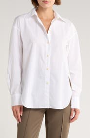 Vince Cotton Button-Up Shirt