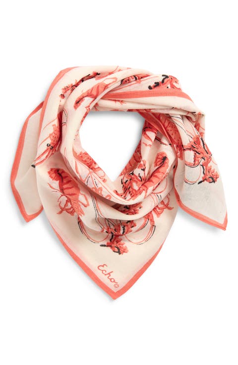 Shrimp Boat Cotton Scarf