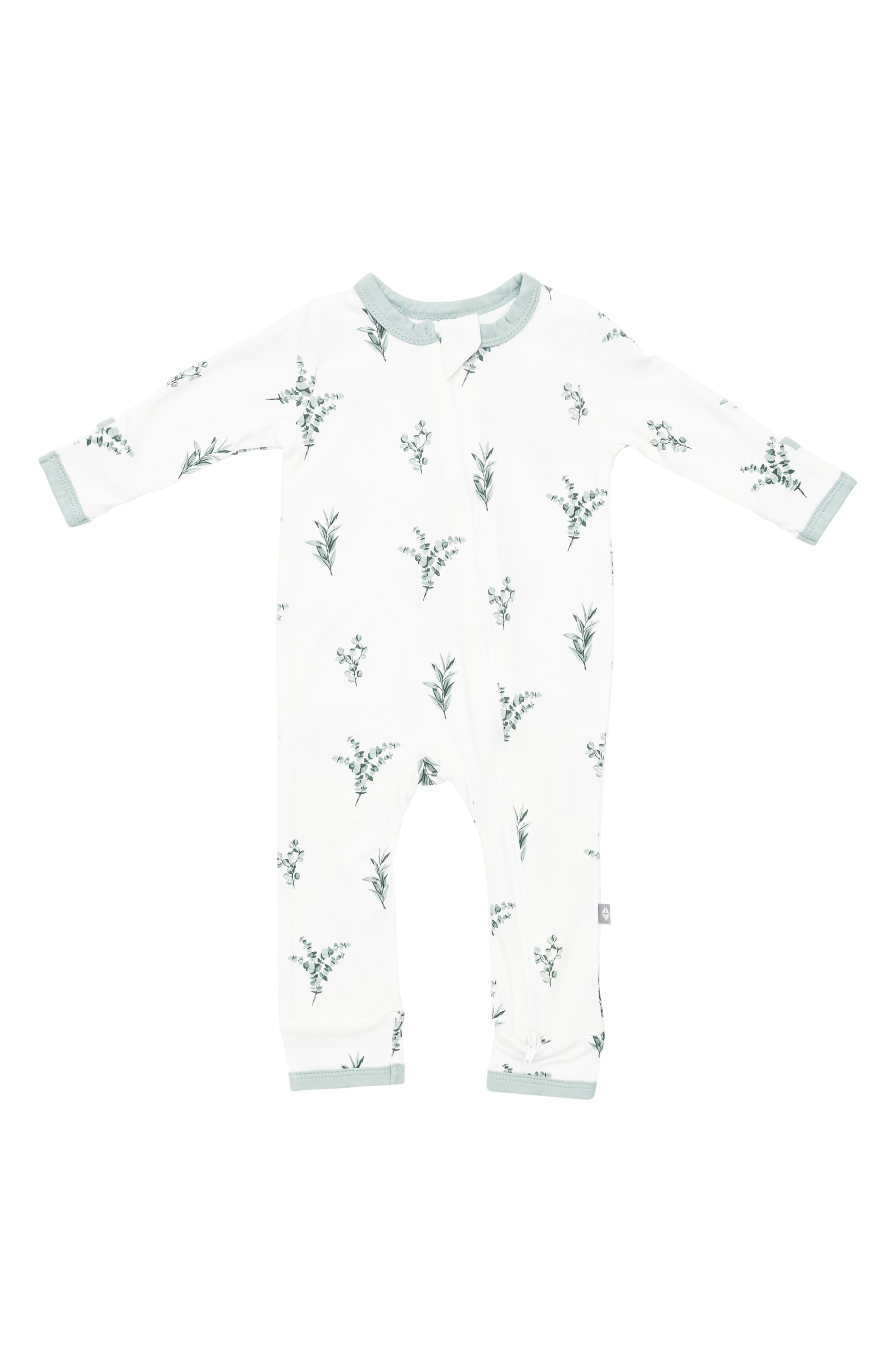 Kyte BABY Snap Romper in Eucalyptus 