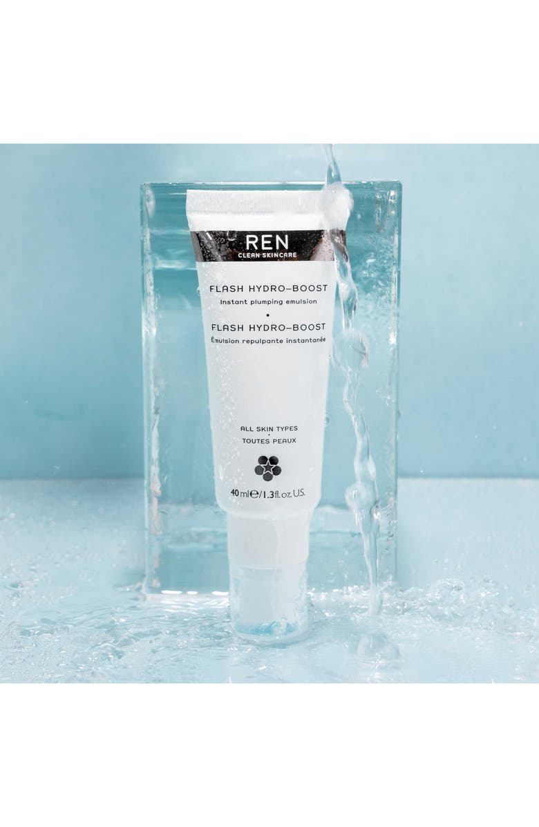 REN Clean Skincare Flash Hydro-Boost Instant Plumping Emulsion, Alternate, color,