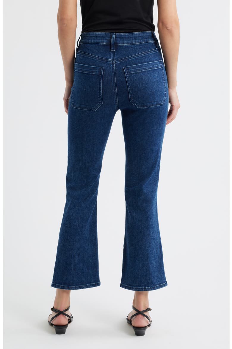 The Reboot Patch Pocket High Waist Ankle Bootcut Jeans, Alternate, color, JEST