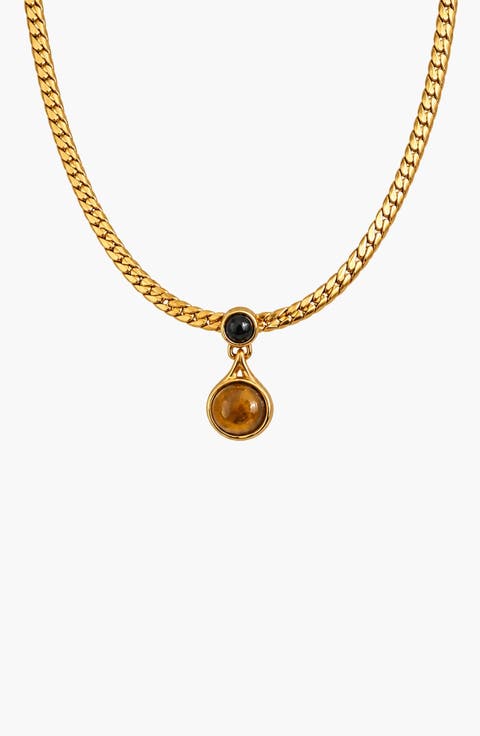 Aura Vintage Pendant Necklace