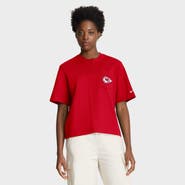 Nike Women's Nike Red Kansas City Chiefs Rewind Pocket Boxy T-Shirt