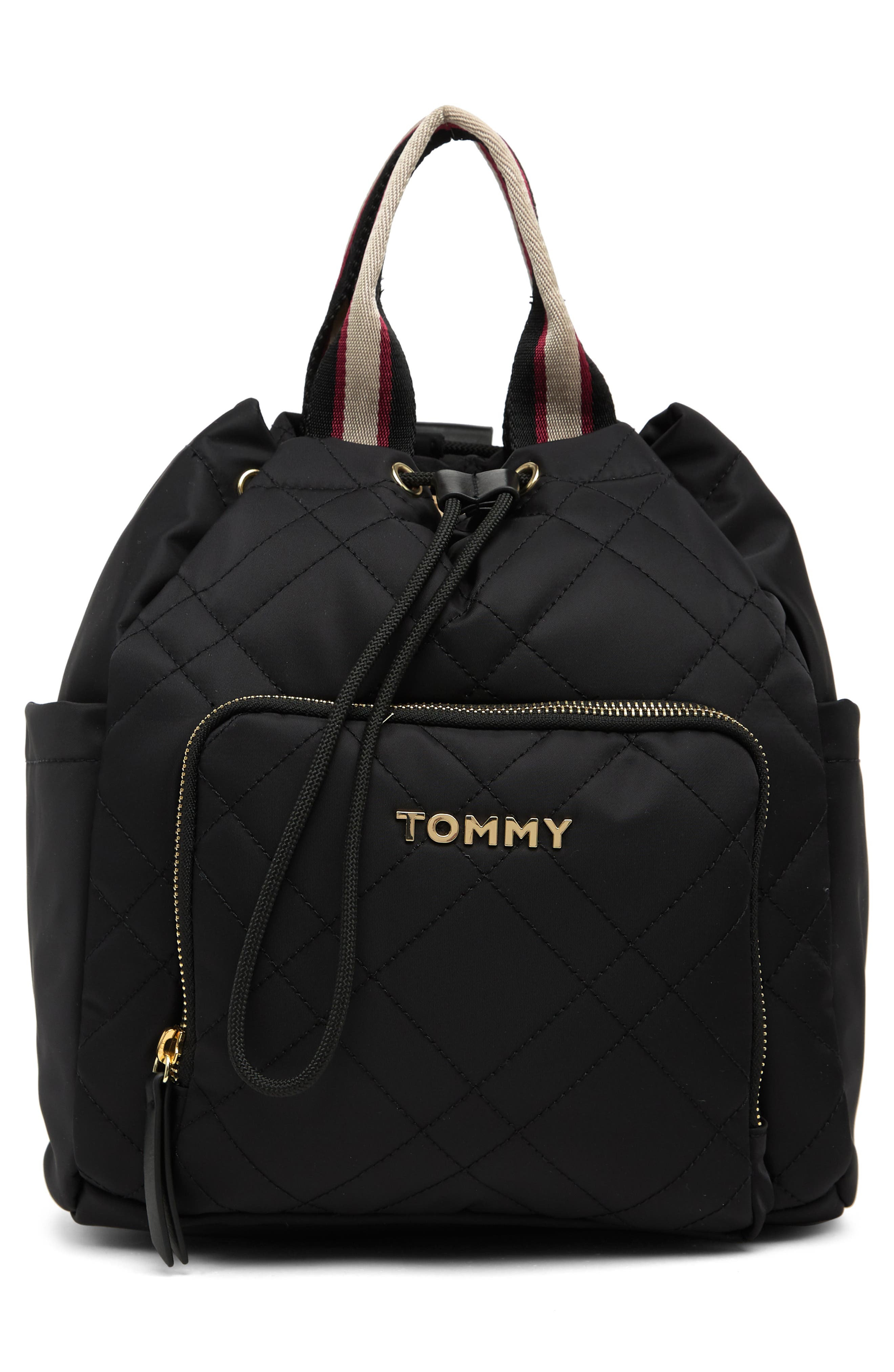 Tommy Hilfiger Afton Quilted Nylon Backpack, Main, color, 