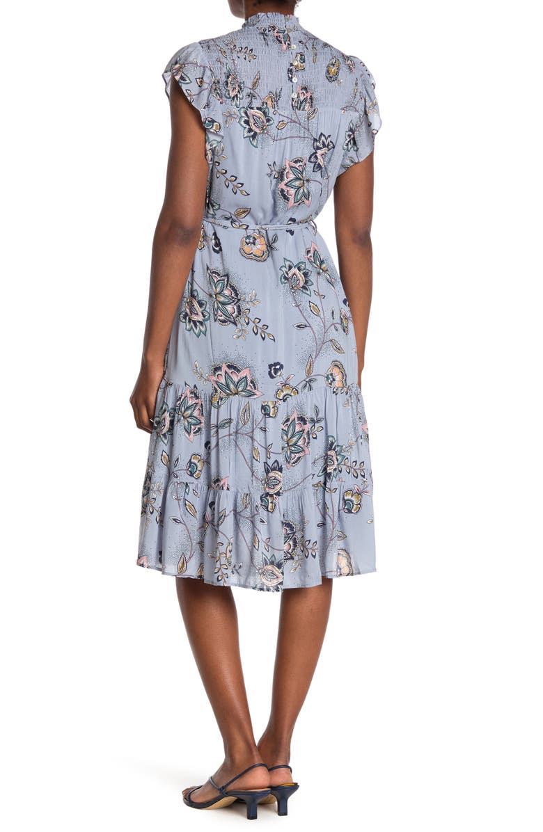 DR2 by Daniel Rainn Daniel Rainn Smocked Neck Midi Dress | Nordstromrack