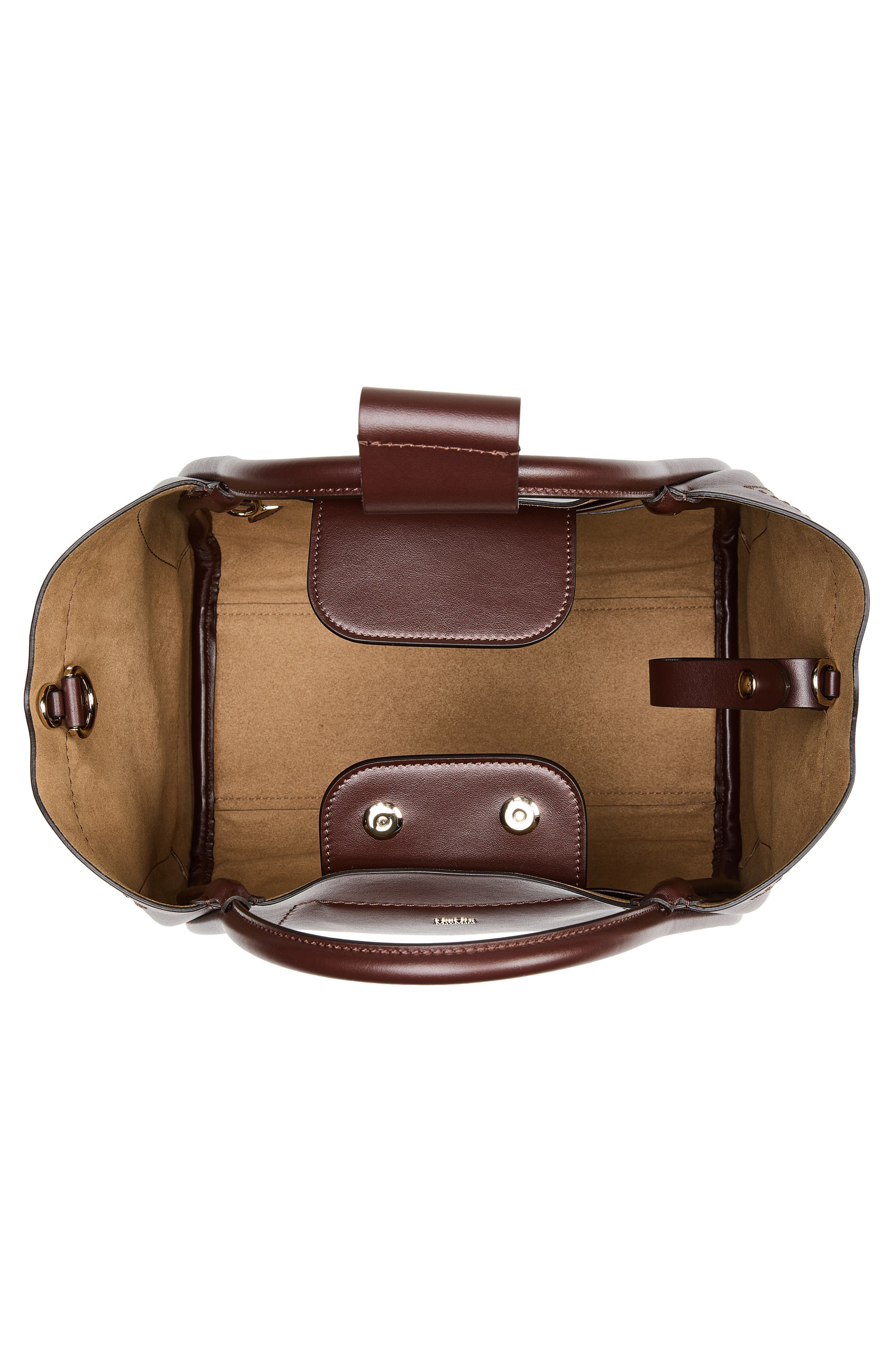 Marins Leather Tote, Alternate, color, BROWN