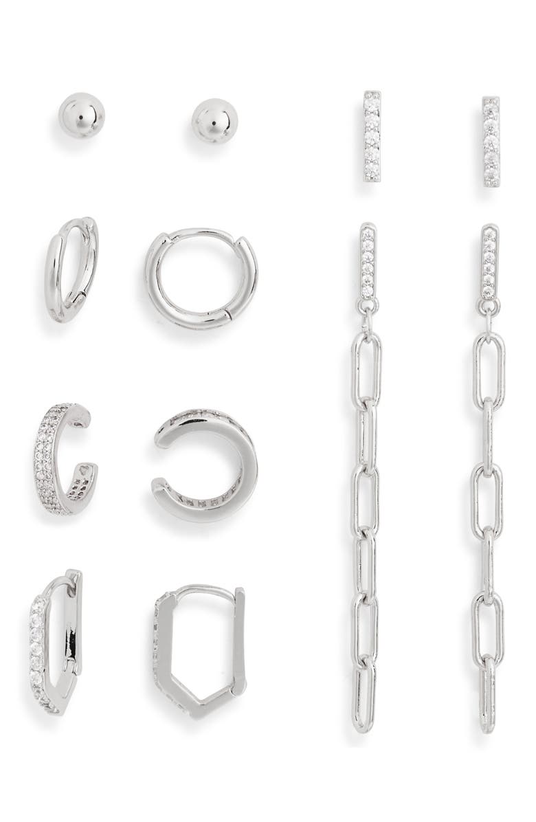 NORDSTROM RACK 6-Pack Assorted Earring Set, Main, color,