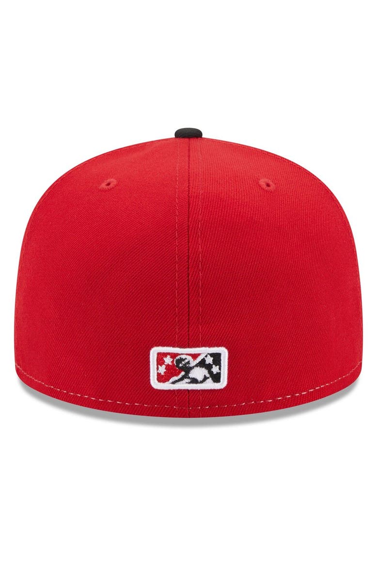 Men's New Era White Richmond Flying Squirrels Authentic Collection Alternate Logo 59FIFTY Fitted Hat, Alternate, color, White