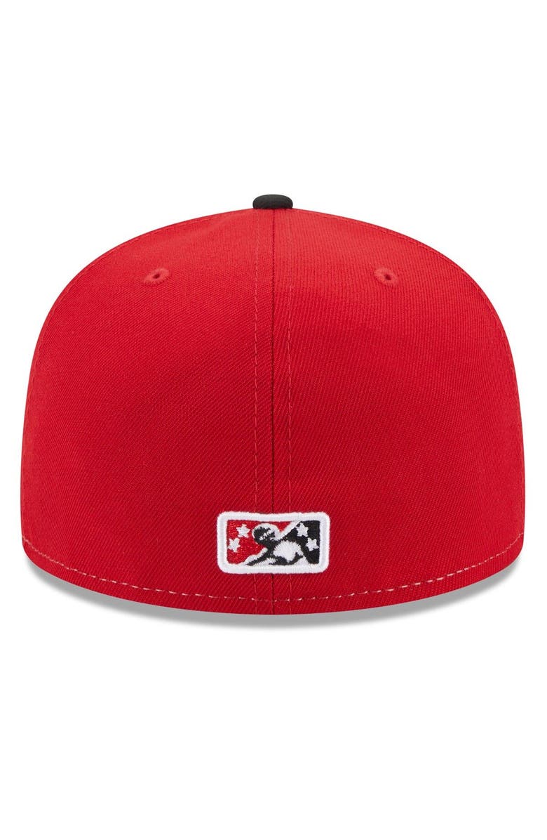 New Era Men's New Era White Richmond Flying Squirrels Authentic Collection Alternate Logo 59FIFTY Fitted Hat, Alternate, color, White