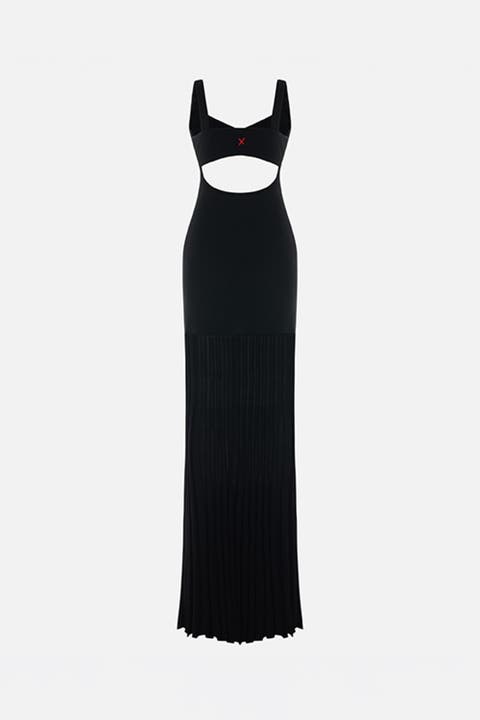 Daydreamers Pleated Skirt Knit Dress