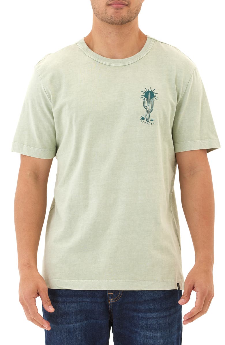 Threads 4 Thought Desert Sun Washed Cotton Graphic T-Shirt, Main, color, Bonsai