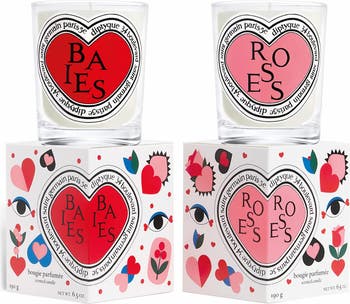 DIPTYQUE 限定版キャンドルセット Baies & Roses バレンタインデーに贈りたい！「ディプティック」の