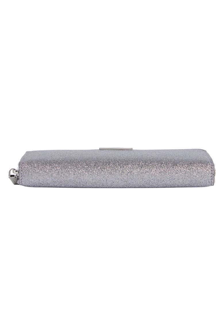 kenzie glitter zip wallet, Alternate, color, CANDIED FLOWER