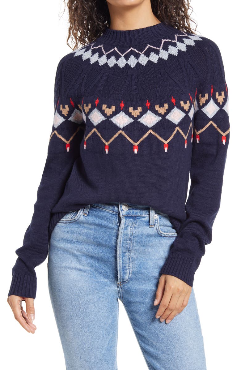 1901 Fair Isle Crewneck Sweater, Main, color,