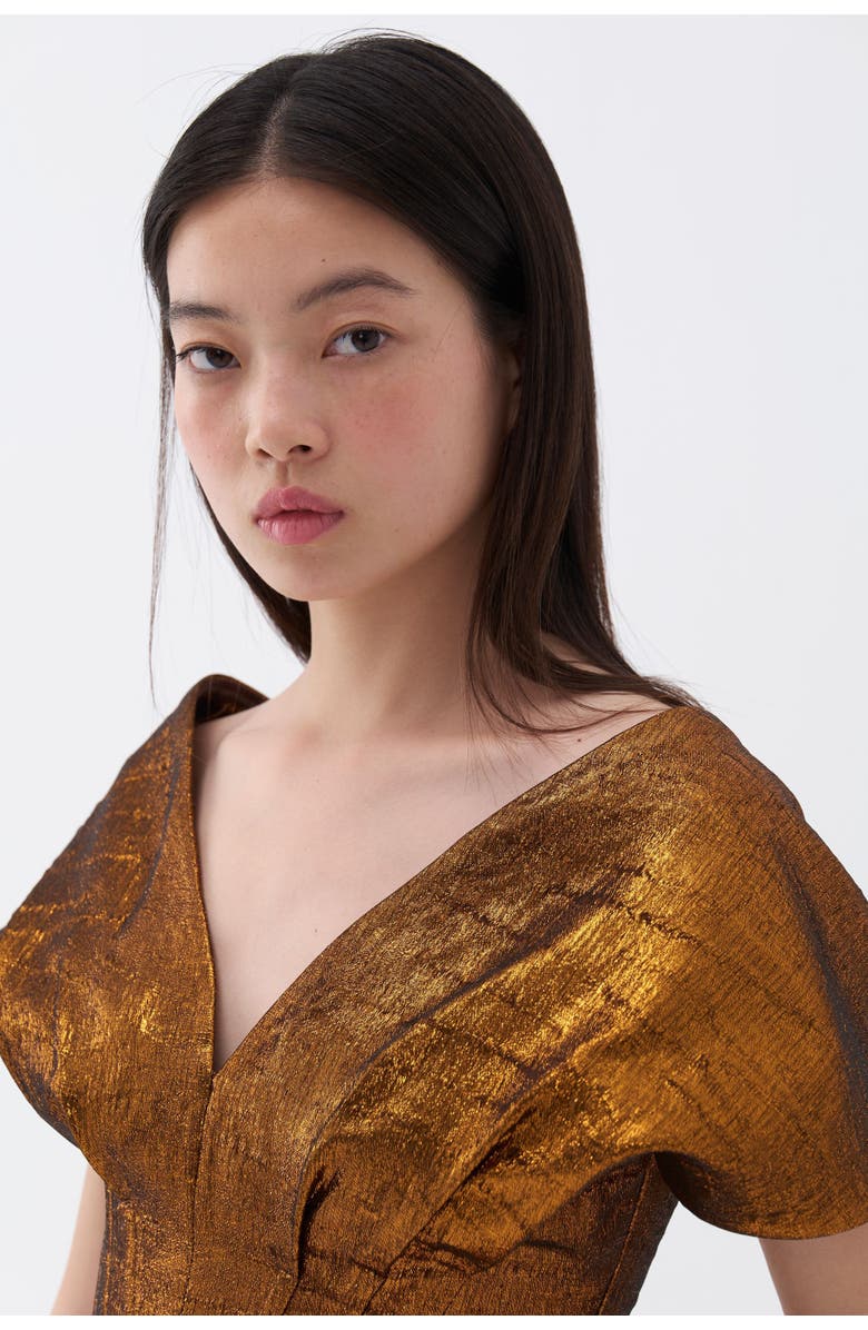 Nocturne Corset Design Mini Dress, Alternate, color, 