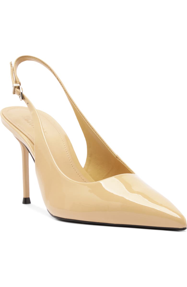 Schutz Paola Slingback Pointed Toe Pump, Main, color, Buff Beige