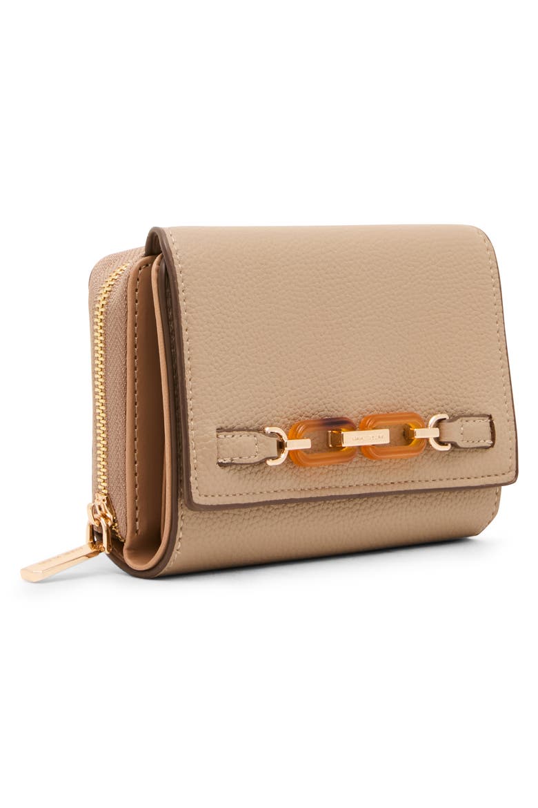 Zip Around Trifold Wallet, Alternate, color, TRUFFLE