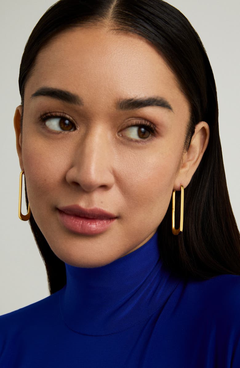 Dean Davidson Crosby Drop Hoop Earrings, Alternate, color, Yellow Gold