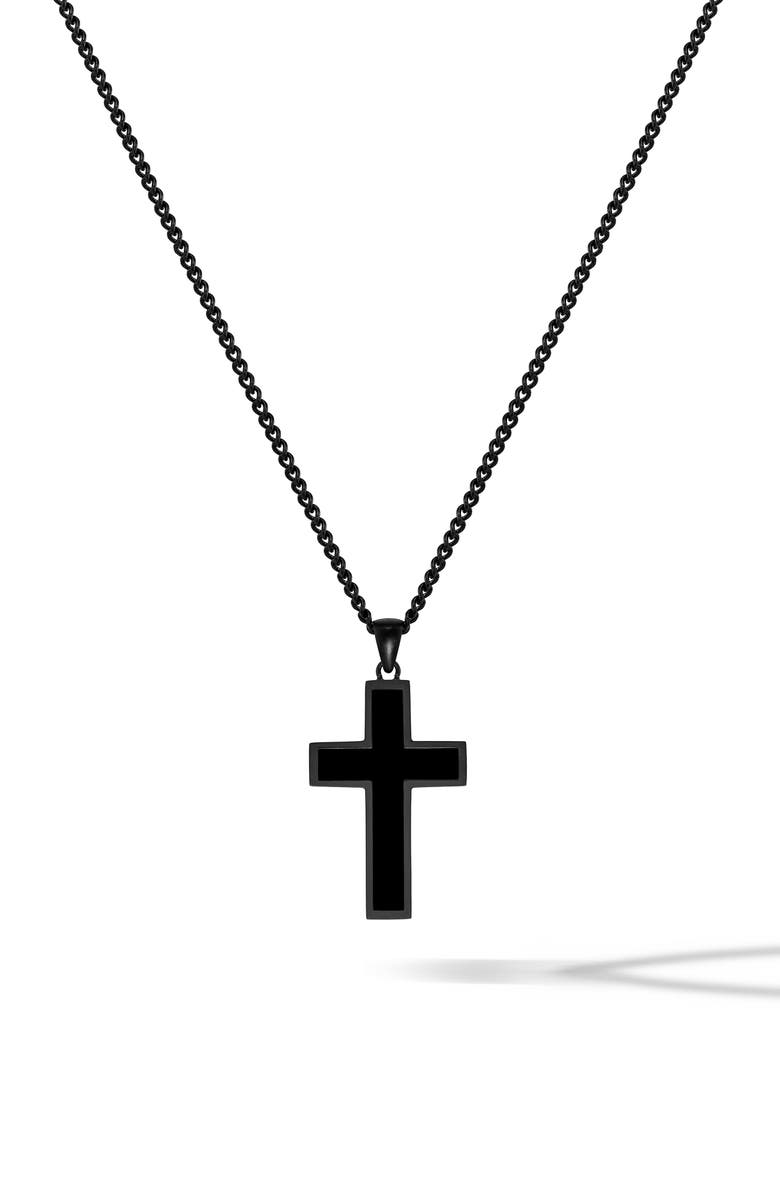 Vincero Men's Cross Pendant Necklace, Main, color,