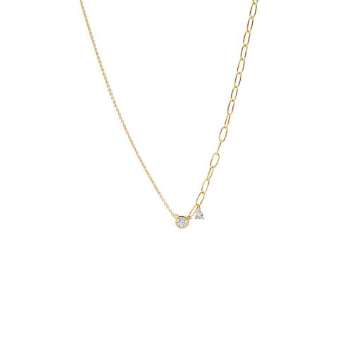 Dainty Stone Accent Necklace