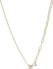BY ADINA EDEN Dainty Stone Accent Necklace