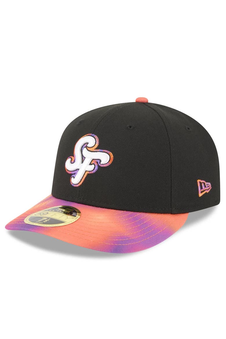 Men's New Era  Black/Orange San Francisco Giants 2025 City Connect Low Profile 59FIFTY Fitted Hat, Main, color, Black