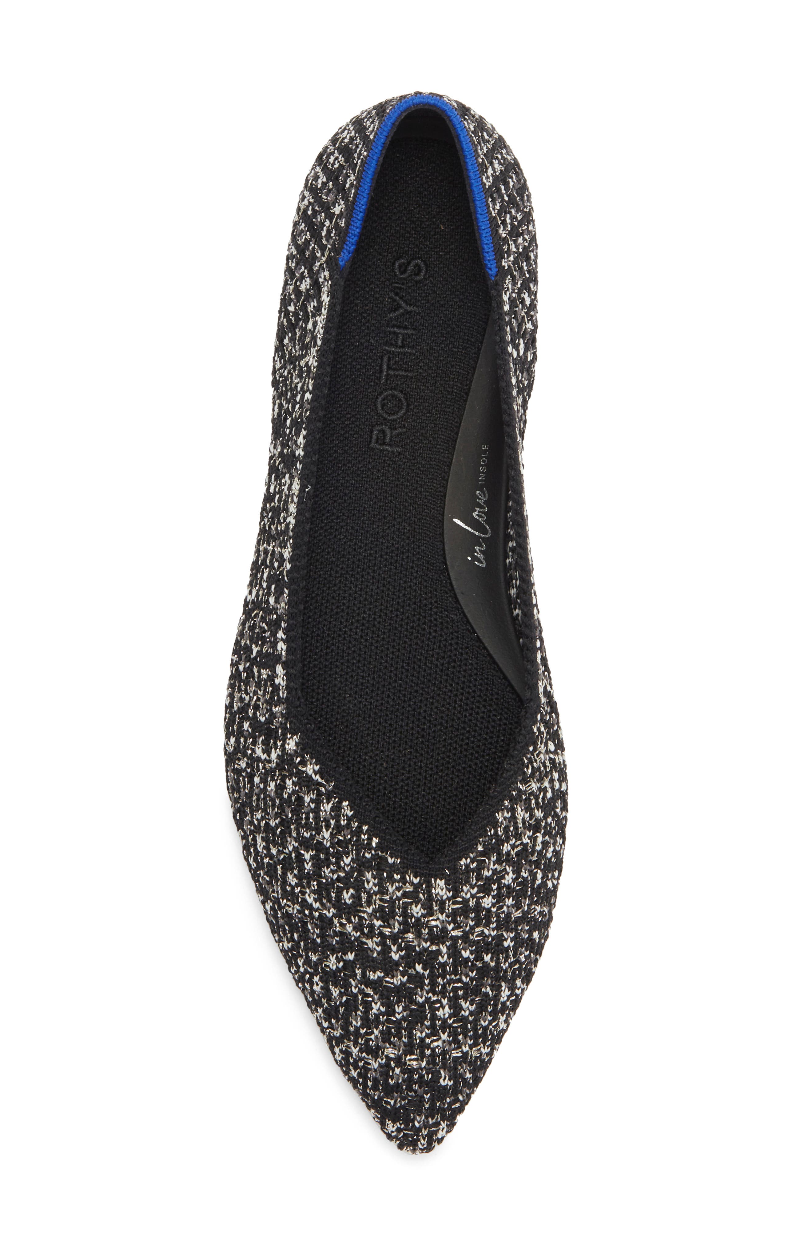 The Point II Pointed Toe Flat, Alternate, color, DUSK TWEED