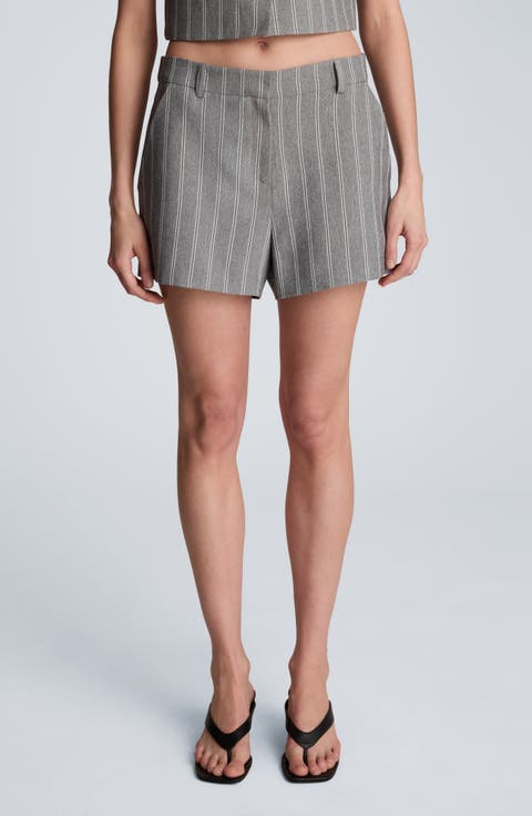 Pinstripe Shorts