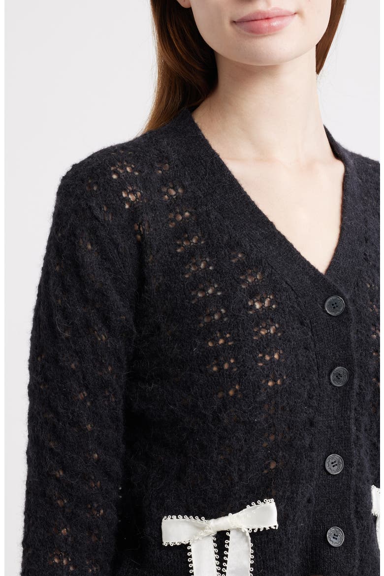 Lilly Bow Cardigan, Alternate, color, MIDNIGHT ICE