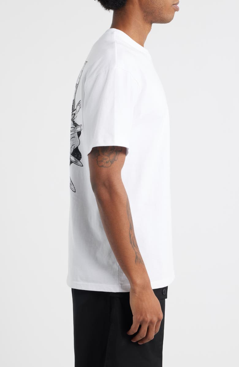 Billionaire Boys Club BB World Helmet Head Cotton Graphic T-Shirt, Alternate, color,