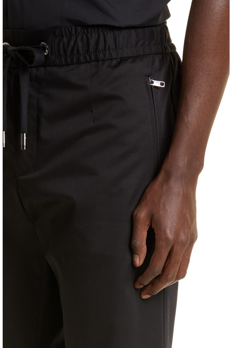 Stretch Cotton Joggers, Alternate, color, BLACK