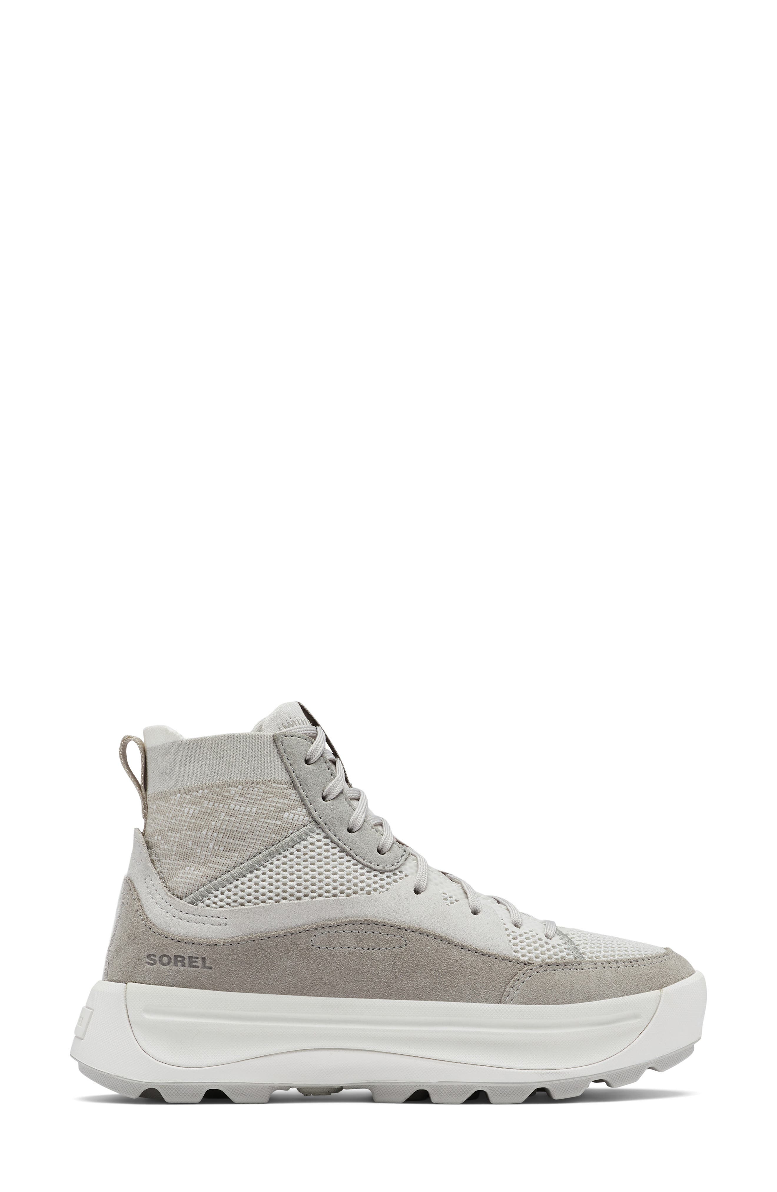 SOREL ONA<sup>™</sup> 503 Mid Platform Sneaker, Alternate, color, Moonstone/ Dove