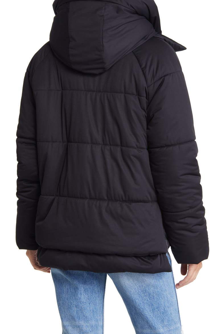 Thermalpuff™ Hooded Utility Puffer Jacket, Alternate, color, BLACK