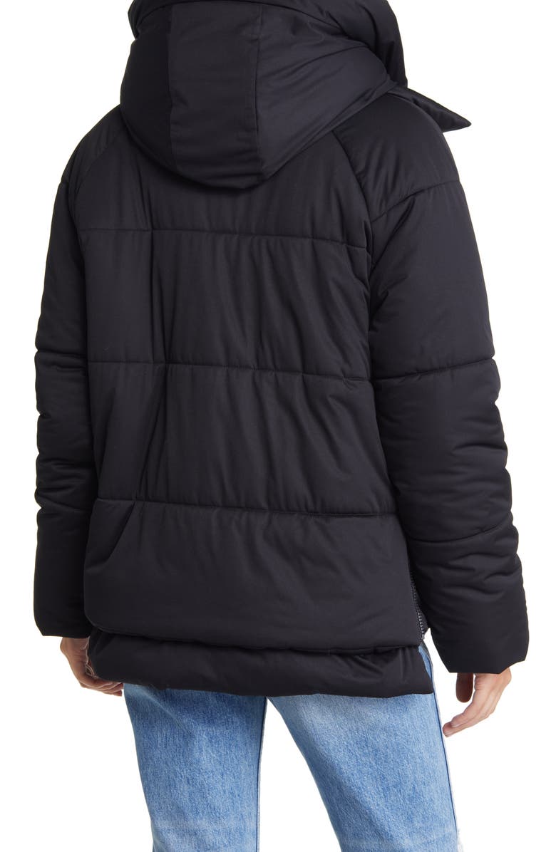 Avec Les Filles Thermalpuff<sup>™</sup> Hooded Utility Puffer Jacket, Alternate, color,