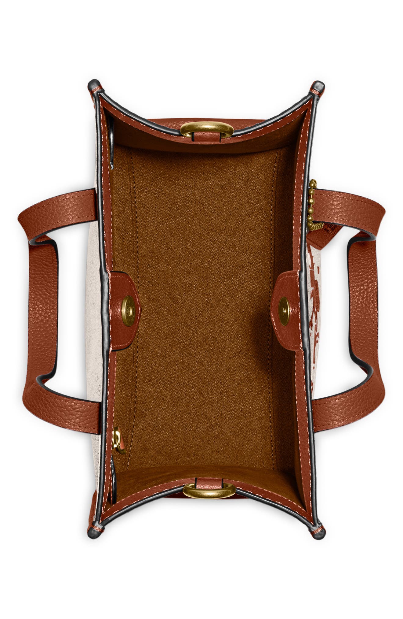 COACH Signature Coated Canvas & Leather Field Tote, Alternate, color, 